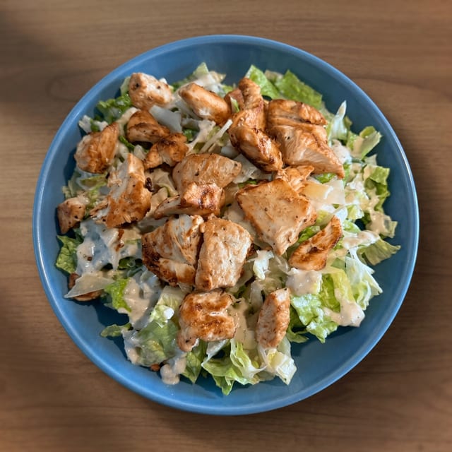 Chicken Caesar Salad.